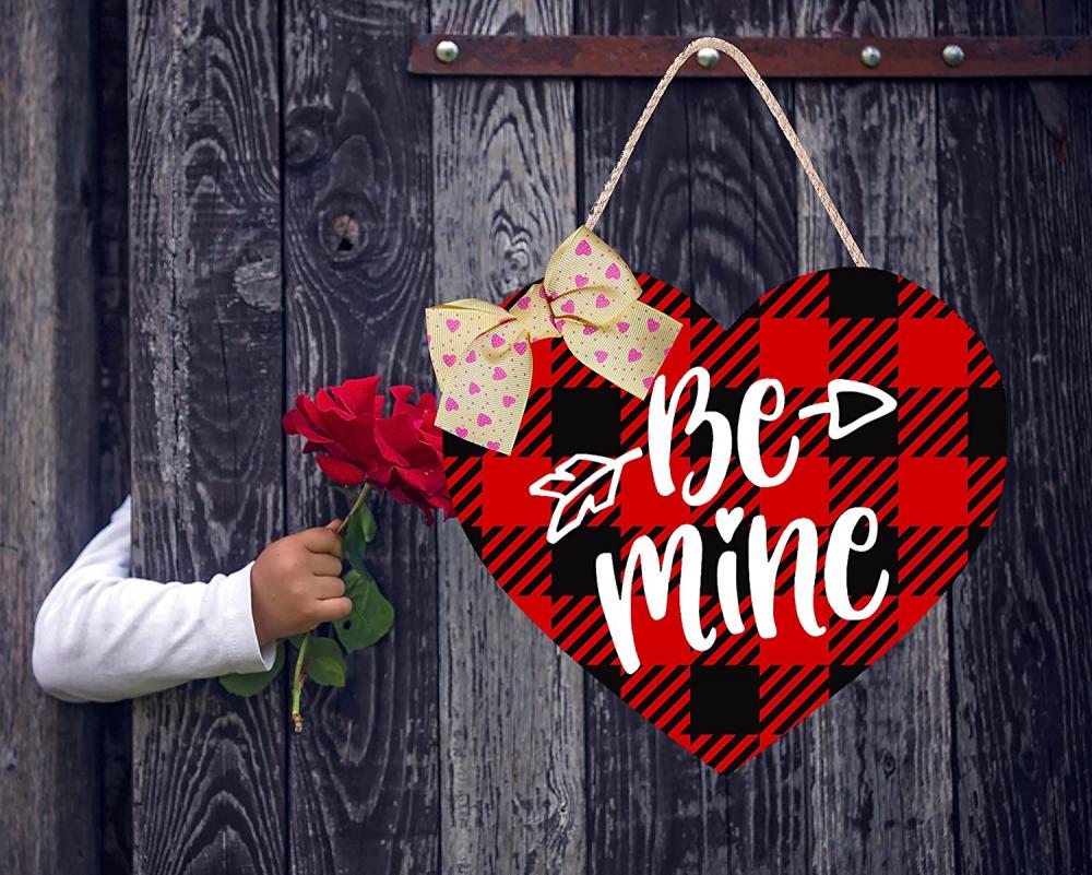 Décorations de panneaux de porte de la Saint-Valentin