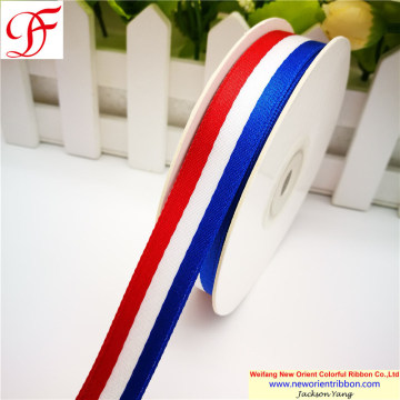 Wholesale Stripe Flag Ribbon Directly From Leading Factory for Ribbon Bows, Garments Accessory, Gift Packing, Holiday Festival Decoration and Everyday Use