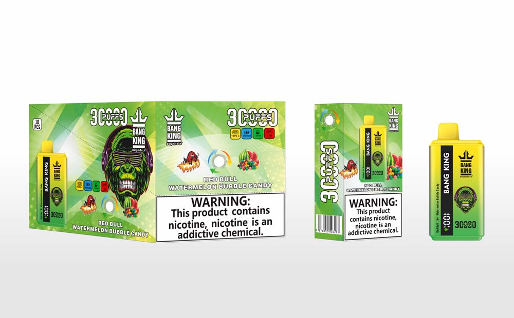 ใหม่ Bang King 30000 พัฟแบบใช้แล้วทิ้ง vape