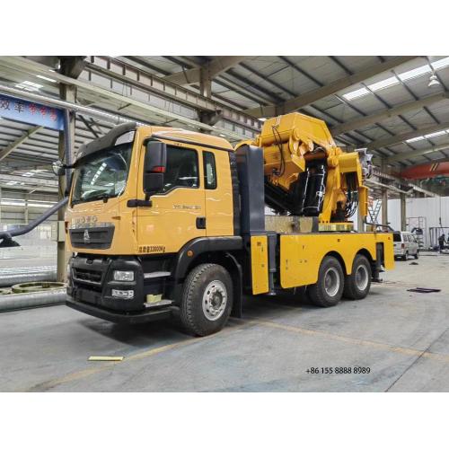 Howo merek 80 ton truk crane