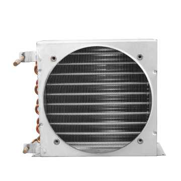 Copper tube and aluminum fin evaporator condenser for medical equipment