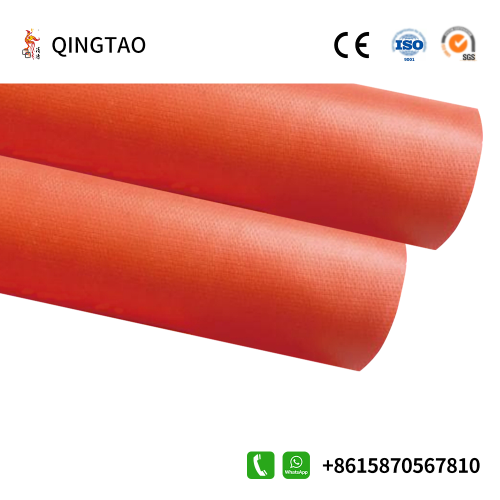 PVC coated fireproof fiberglass cloth
