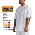 Ondersteuning op maat gemaakte katoenen heren oversized shirts