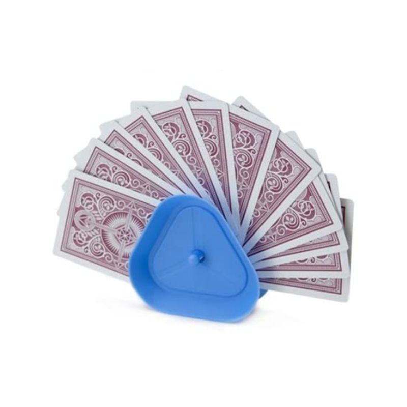 4 Pcs/set Triangle Shaped Hands-Free Playing Card Holder Board Game Poker Seat Poker Base Game Organizes Accessories