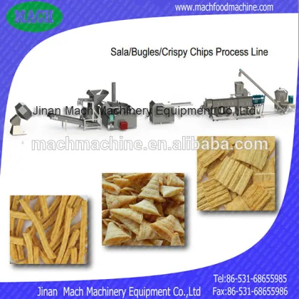 Snacks Food production ling Of Crispy Snacks