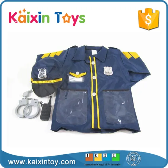EN71 approval policeman design boys party dress kids