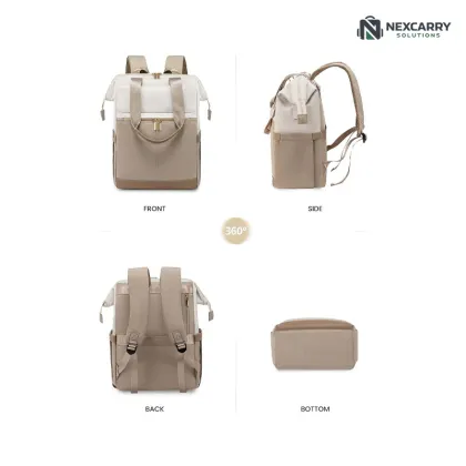ElegantTouch Minimalist Textured Women`s Backpack