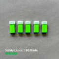 Стерильная лезвие из нержавеющей стали Lancet 18G Lancet