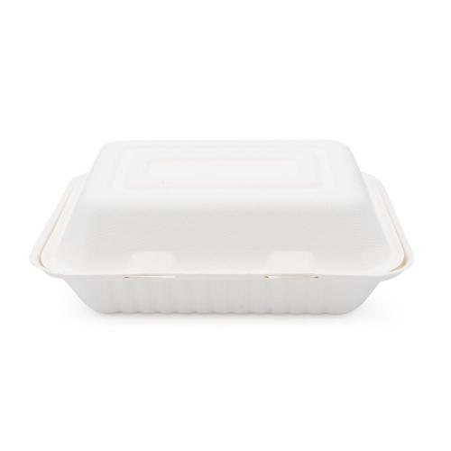  Eco-friendly compostable disposable paper lunch box Supplier