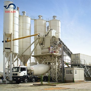 Professional SDCADI 50 m³/h Concrete Batching Plant with Belt Conveyor and Planetary Mixer