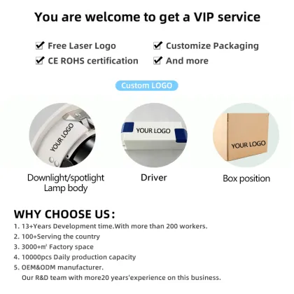 8 Inch OSRAM LED Downlight with 120 Degree Beam Angle - 30W Indoor Spotlight