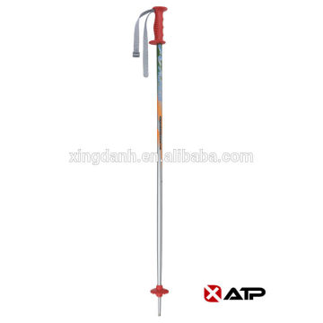 Aluminium 6061 TPR Grip Junior Alpine Ski Polon
