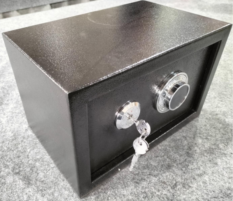 Compact Mechanical Lock Box for Office Desk