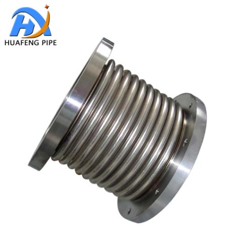 Stainless Steel Corrugated Braided Hose with Flanges