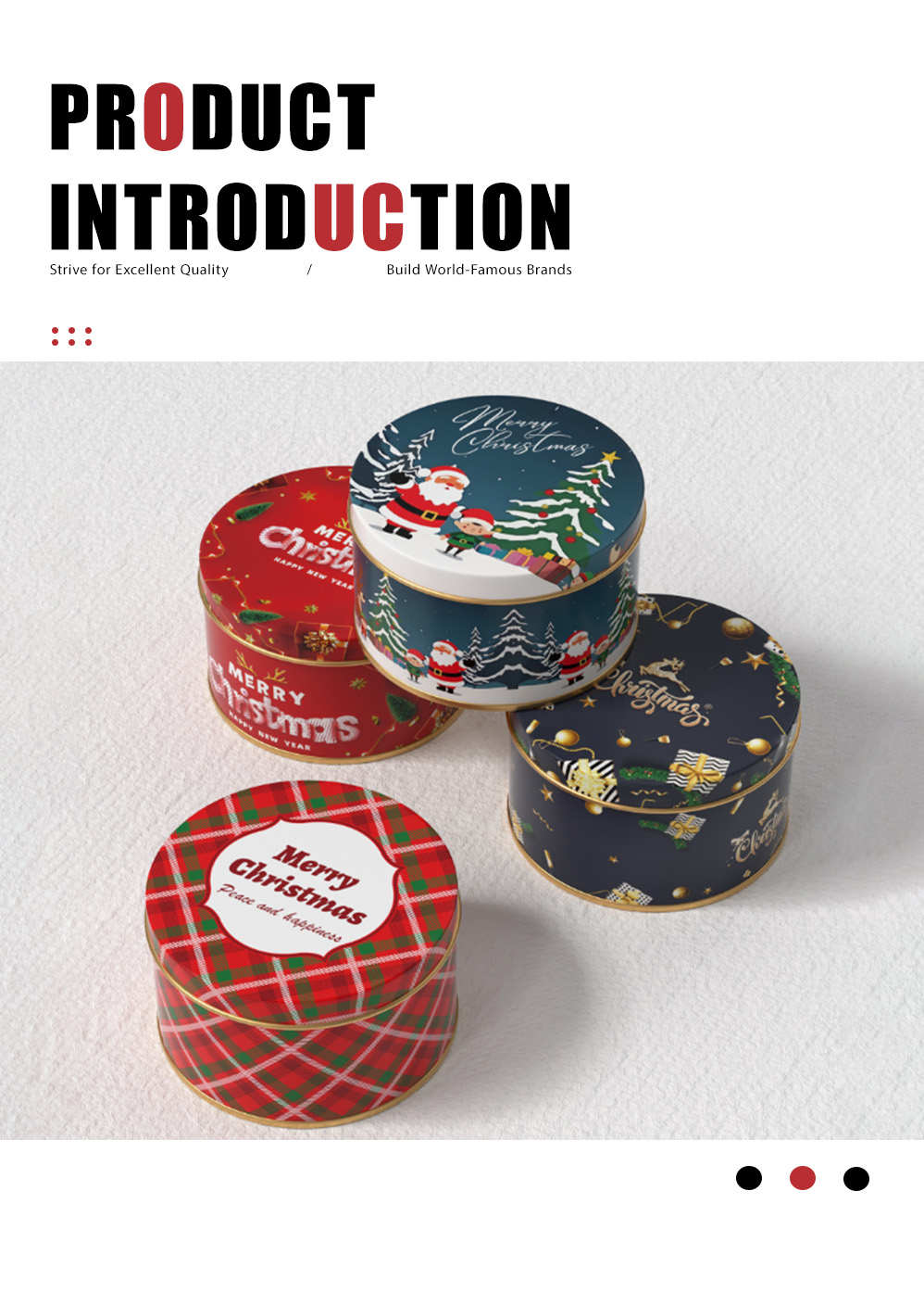 13-Christmas round tin can-X