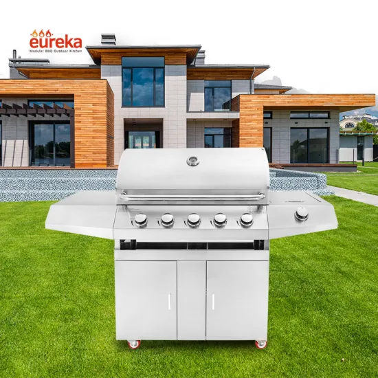 Garden Outdoor Kitchen BBQ Island Stainless Steel Gas BBQ Grill bbq rack