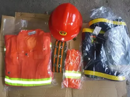 Fire Service Suit 97 Fire Training Suit 02 Fireproof Suit Miniature Fire Station Complete Equipment With Helmet Gloves Boot Belt