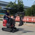 Micro excavadoras XN12-8 excavador con motor Kubota