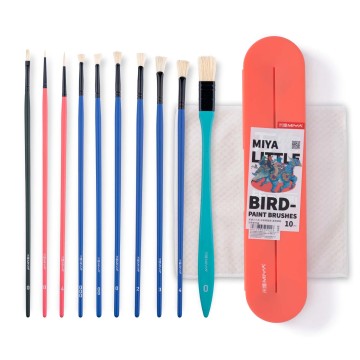 Himi Miya 10-teiliger Aquarellpinsel-Pinsel-Set