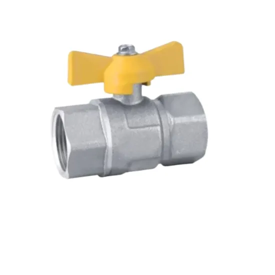 Female NPT Thread forged brass full bore gas valve for gas detector