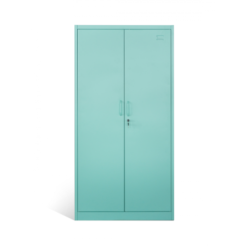 Зеленый 2-дверный шкаф для спальни