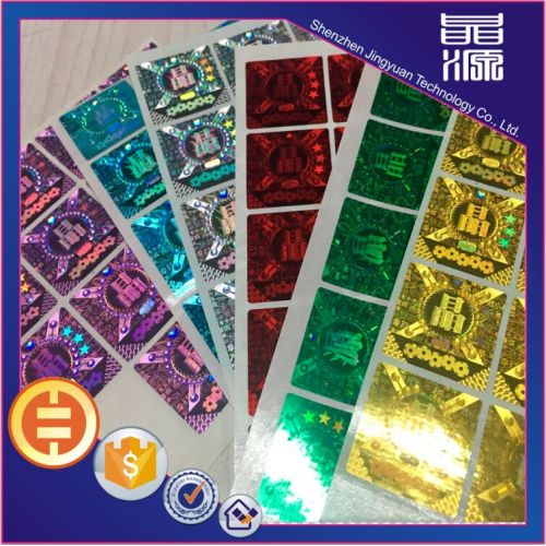 Stiker stiker hologram Pet 3d bermutu tinggi