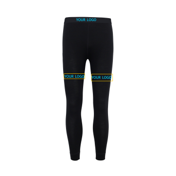 High Quality Customized Logo 100% Merino Wool Thermal Long John Bottoms for Women