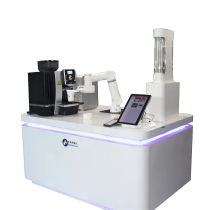 Robot Coffee Vending Machine: Latte and Drinks Kiosk