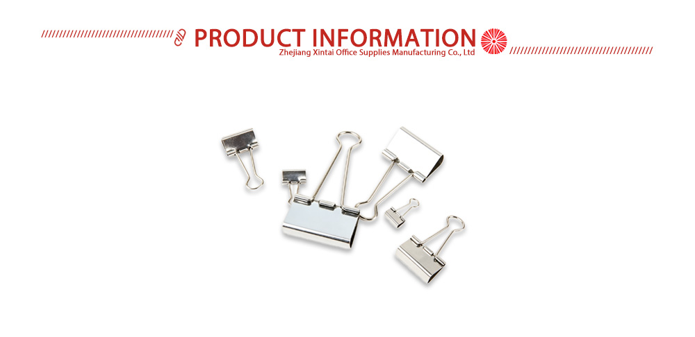 Silver Metal Binder Clips X