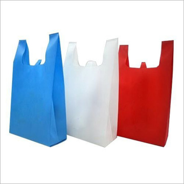 Supermarket custom plastic clear shopping plastic bags with vest handles for bento