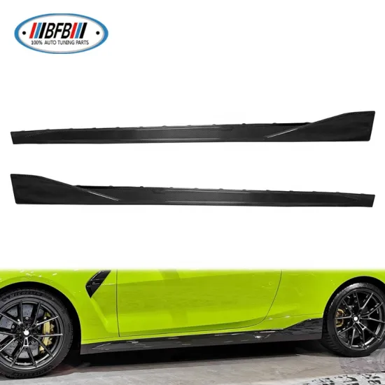 MP Style Dry Carbon Fiber Side Skirts for BMW G80 M3/G82 M4 (2020-up)