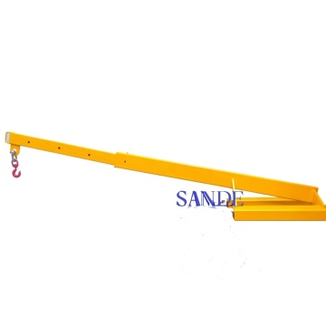 SANDE Factory Telescopic Fork Mounted Jibs for Forklifts - Crane Attachment