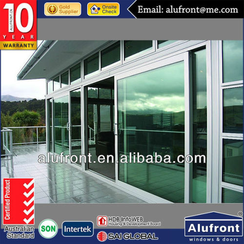Aluminium and Glass Interior Door/Double Glazed Aluminium lift & sliding Doors Comply with Australian Standards Most Popular