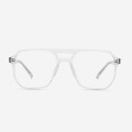 Oversize double bridge TR-90 Unisex Blue Light Glasses