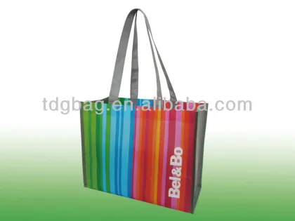 2015 laminated shopping bags reusable