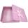 Pink Square Chokolade Metal Tin Box