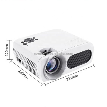 Hot Sale M7 White Portable Projector - Android 9 System, Bluetooth, 8K Video Decoding