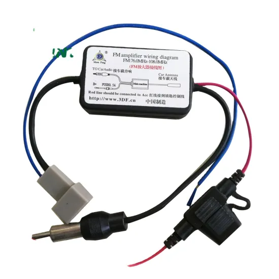 For Old Honda DAB+ Car Digital Radio FM Antenna Signal Booster  FM signal amplifier Amp Amplifier 12V Signal Antenna Enhance