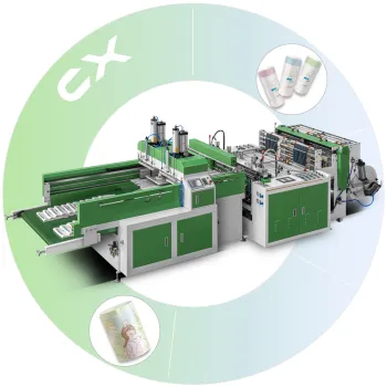 Automic T-shirt Bag Making Machine CX-500*2 - Factory Price HDPE/LDPE
