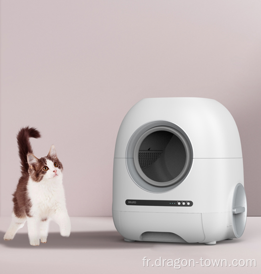 Boîte à litière pour chats automatiques pour animaux de compagnie