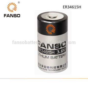 d size er34615h 3.6v/ lithium thionyl chloride