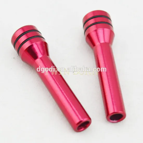 small diameter red anodized aluminum auto car door lock pins