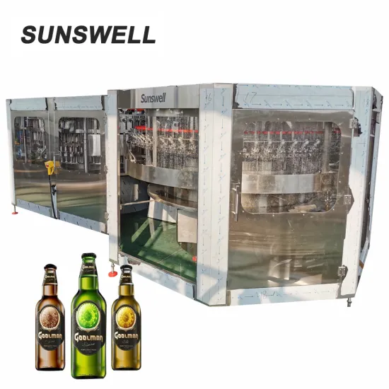 Automatic Carbonated Drink Beer Wash Filling Seal machine