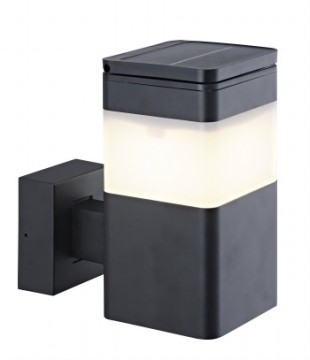 Waterproof Solar LED Wall Light with 220V Voltage and Stainless Steel Base for Gardens