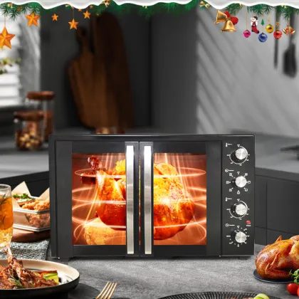 Adjustable Temperature Multifunctional Oven: Pizza Oven & Microwave Appliance