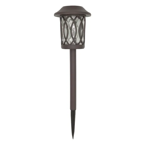 Outdoor Metal Glass Solar Lawn Lights