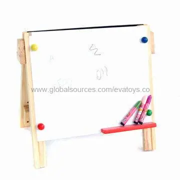 2013 wooden children's chalkboard, measures 30x27x3cm, confirms to EN 71 test