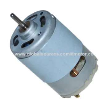 5 slots 35.7mm high torque low speed brushed dc motor for fan