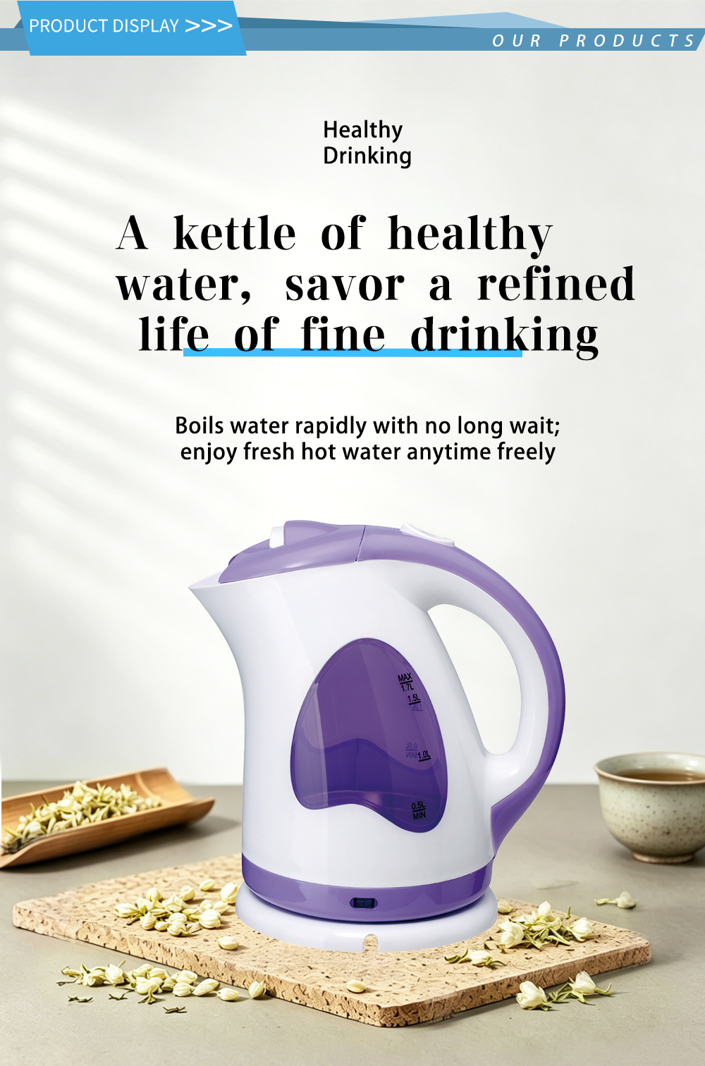 304 stainless steel kettle FK-1008