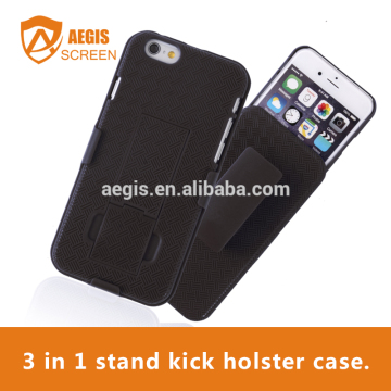 Anti-broken case 3 in 1 360 Protective front and back case with belt clip